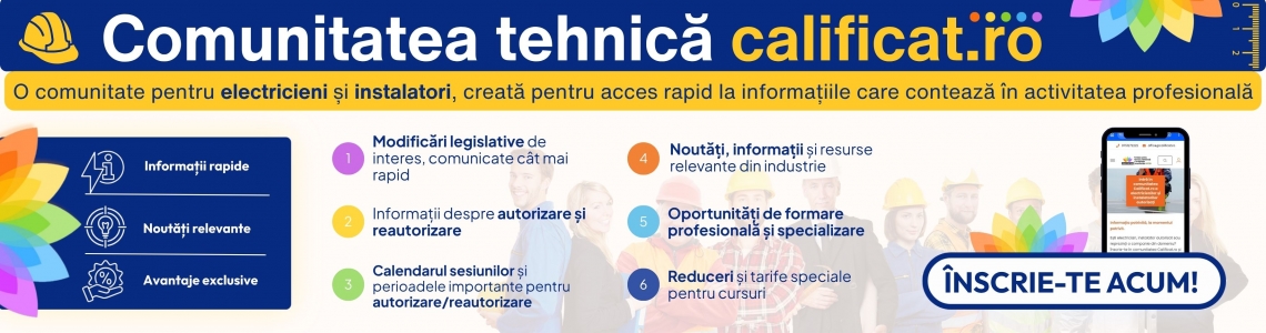 Intră în comunitatea electricienilor și instalatorilor-Acces gratuit la resurse și informații din domeniu