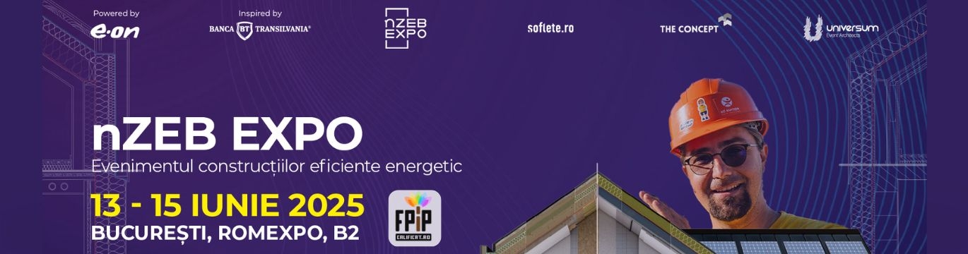 Descoperă inovația în construcții eficiente energetic la NZEB Expo | București | 13–15 Iunie   FPIP va fi prezent la nZEB EXPO | București | 13–15 Iunie 2025, cel mai mare și relevant eveniment dedicat construcțiilor sustenabile și eficienței energetice din România.